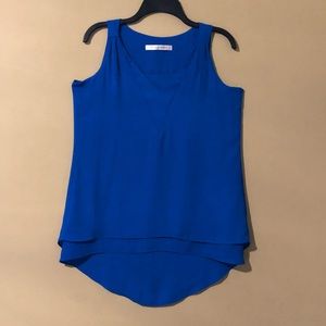 Peter Nygard blue dressy tank top